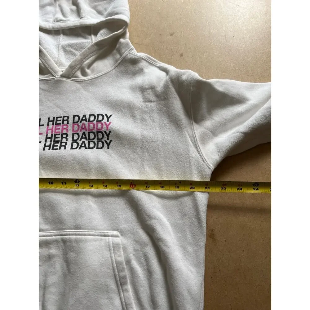 Barstool Sports Sweatshirt White Call Her Daddy UNWELL 2018 Medium